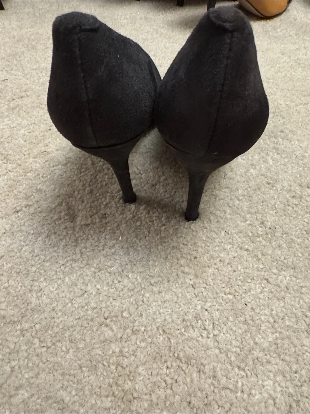 Nine West Charcoal Suede Pointed Toe Pumps